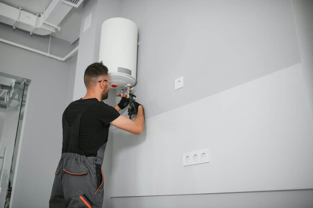 Repair of a gas boiler by licensed plumbers across the greater Los Angeles area.