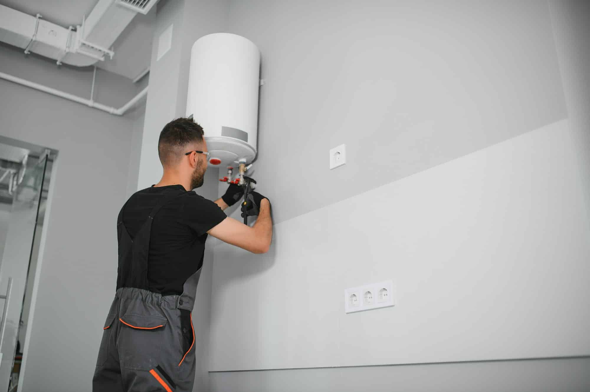 Repair of a gas boiler by licensed plumbers across the greater Los Angeles area.